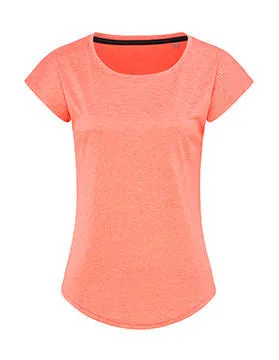 100% Recycled Polyester Sport T-shirt for Women - 17505