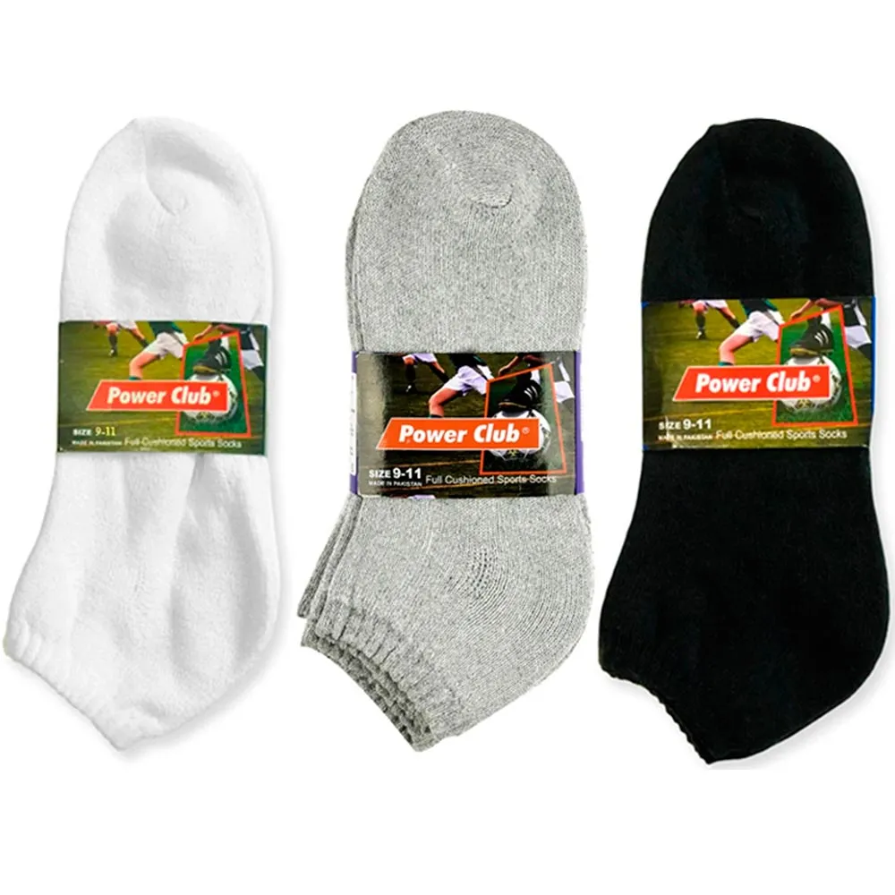 12 Pair Mens Sports Socks Crew Ankle Quarter Socks Low Cut Casual Women  9-11