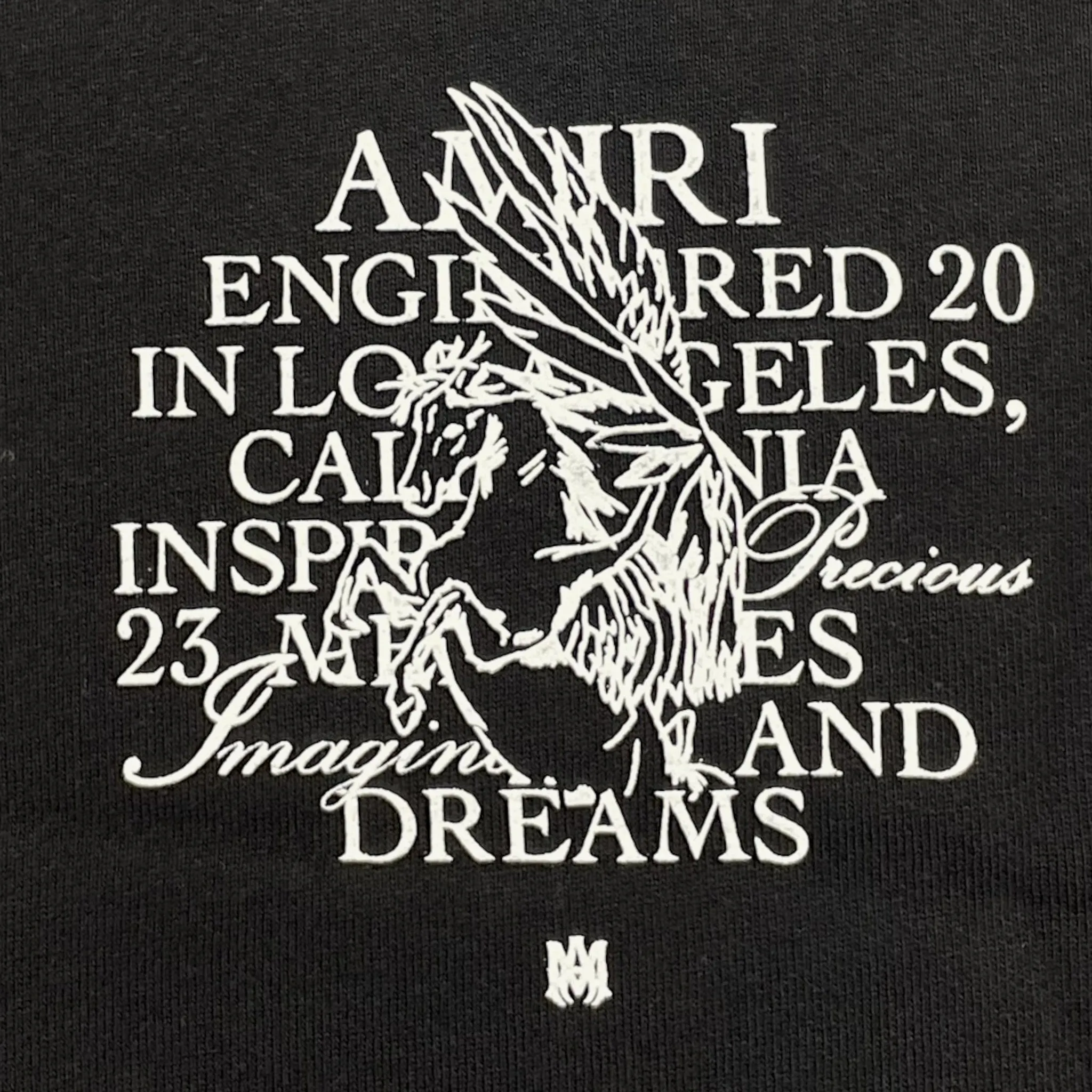 Amiri Precious Memories Sweatpants Black