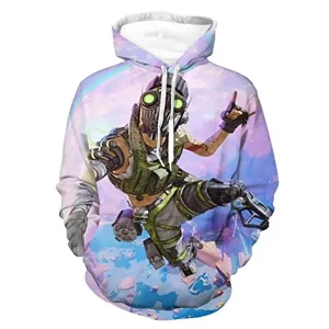 Apex Legends Hoodies - Octane Fashion 3D Print Drawsrting Pullover Gaming Hoodie