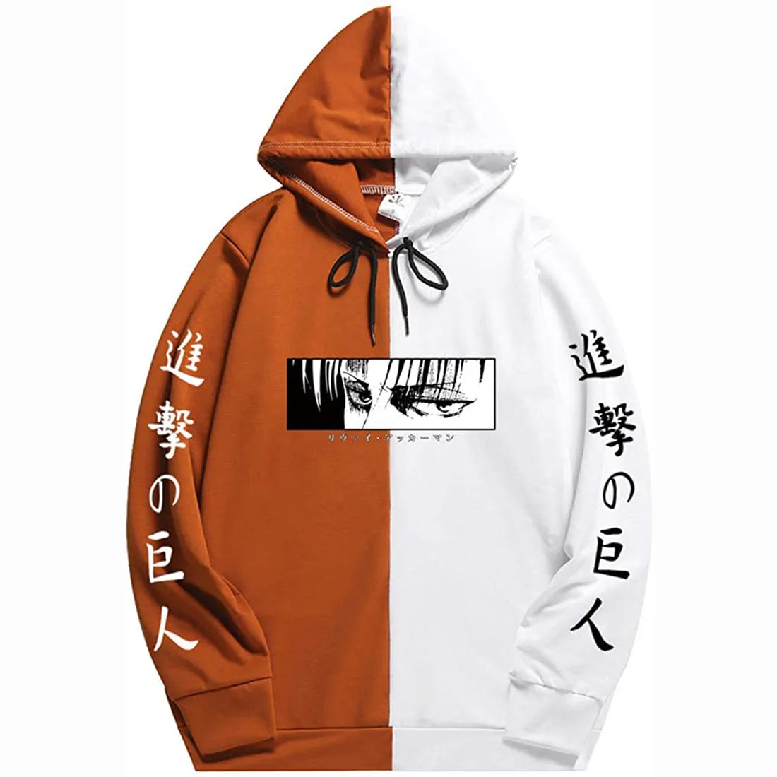 Attack on Titan Hoodies Two Colors Casual Hooded Pullover Sweatshirts for Unisex