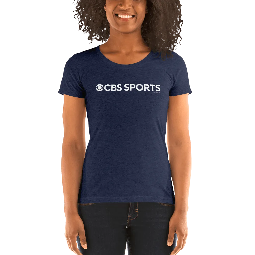 CBS Sports Logo Women's Tri-Blend Short Sleeve T-Shirt