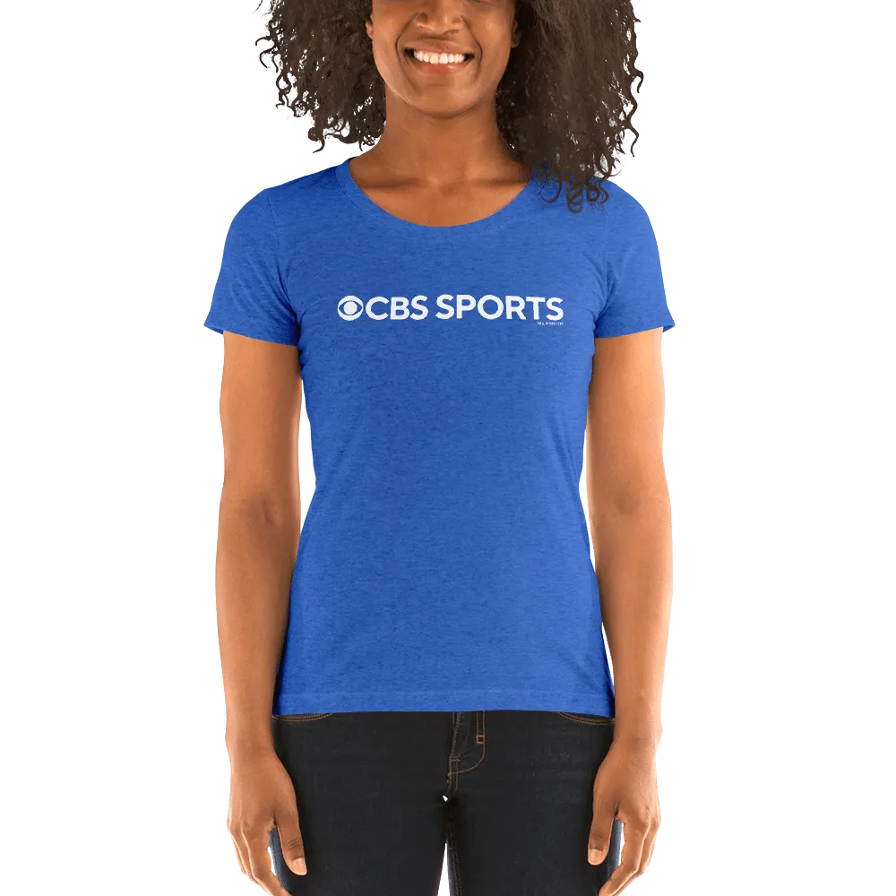 CBS Sports Logo Women's Tri-Blend Short Sleeve T-Shirt