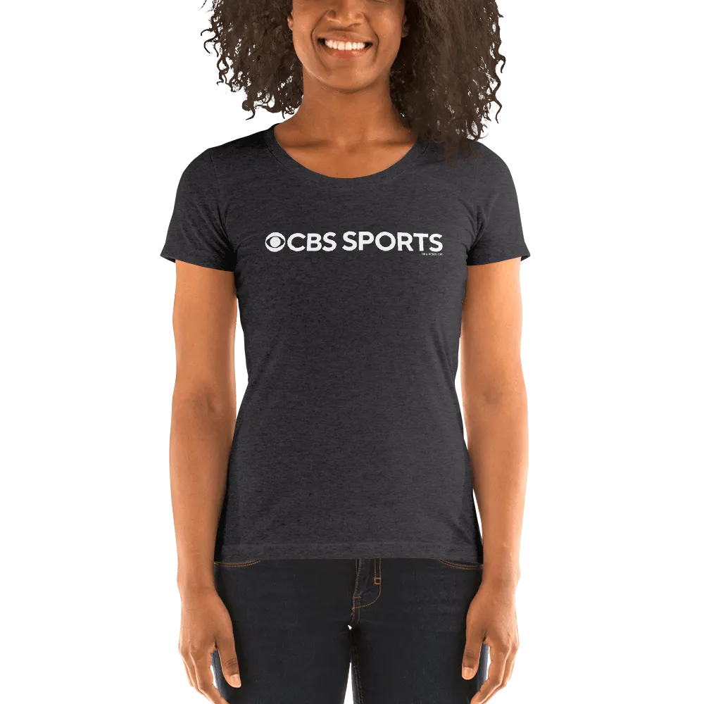 CBS Sports Logo Women's Tri-Blend Short Sleeve T-Shirt