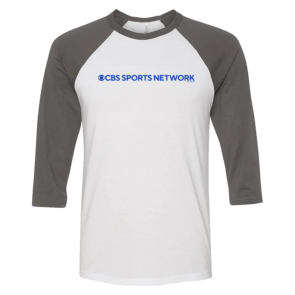CBS Sports Network Logo 3/4 Sleeve Baseball T-Shirt