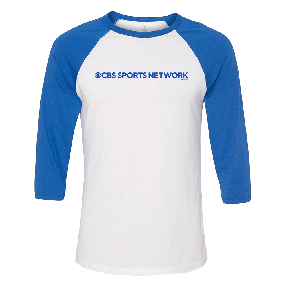 CBS Sports Network Logo 3/4 Sleeve Baseball T-Shirt