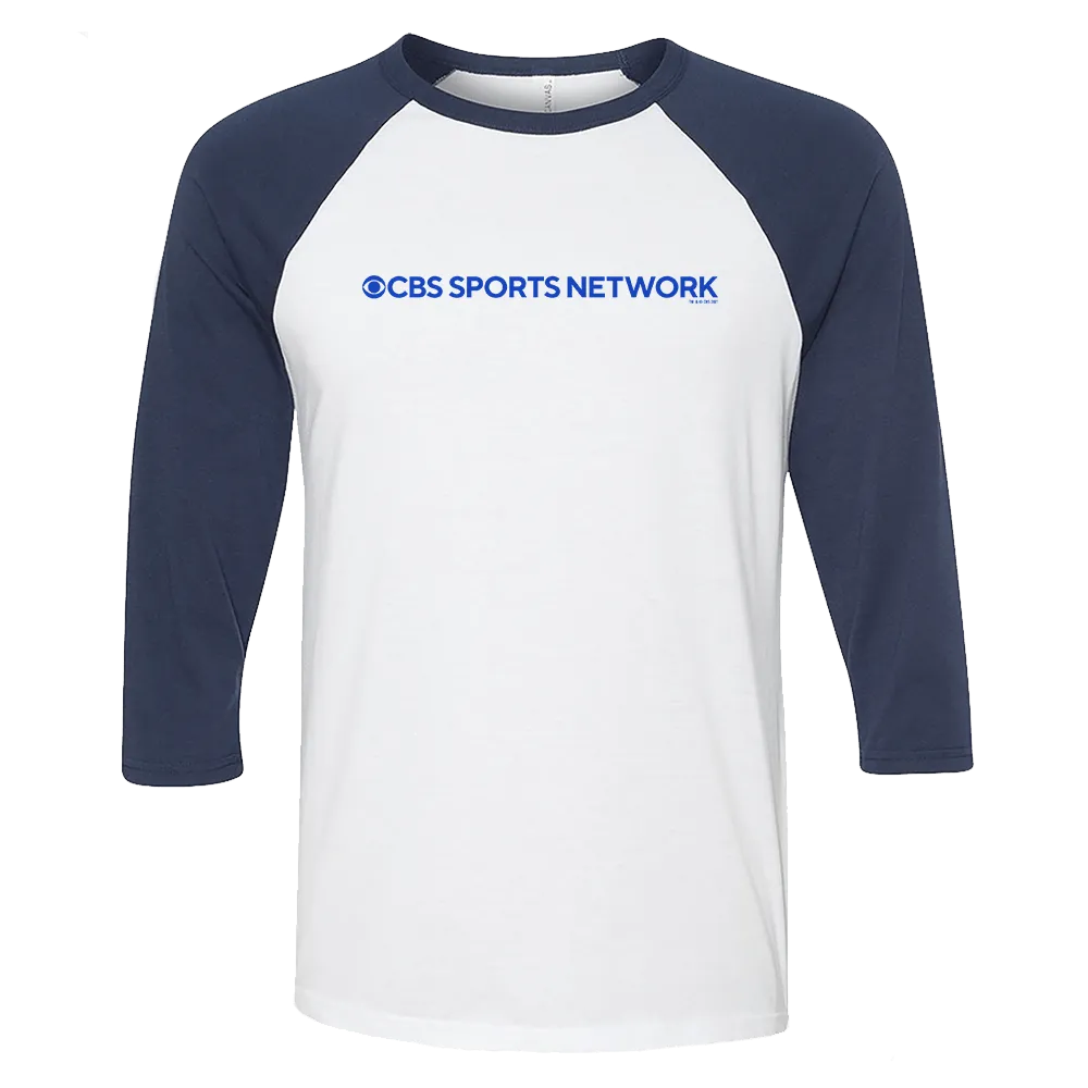 CBS Sports Network Logo 3/4 Sleeve Baseball T-Shirt