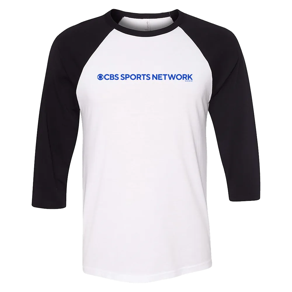 CBS Sports Network Logo 3/4 Sleeve Baseball T-Shirt