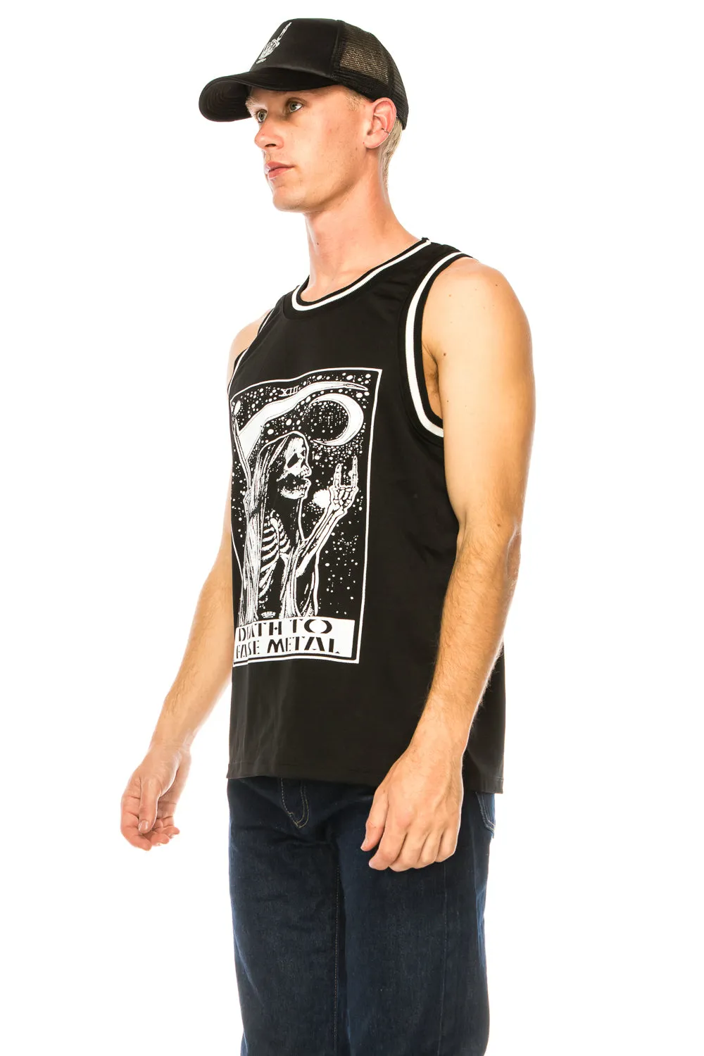 DEATH TO FALSE METAL BASKETBALL JERSEY