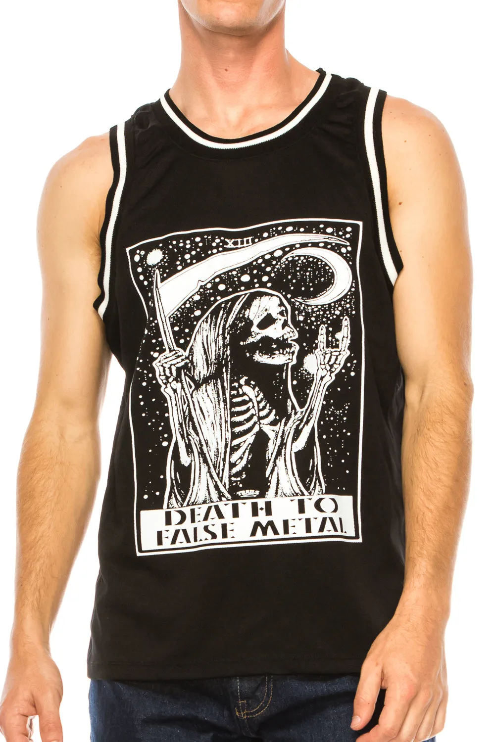 DEATH TO FALSE METAL BASKETBALL JERSEY