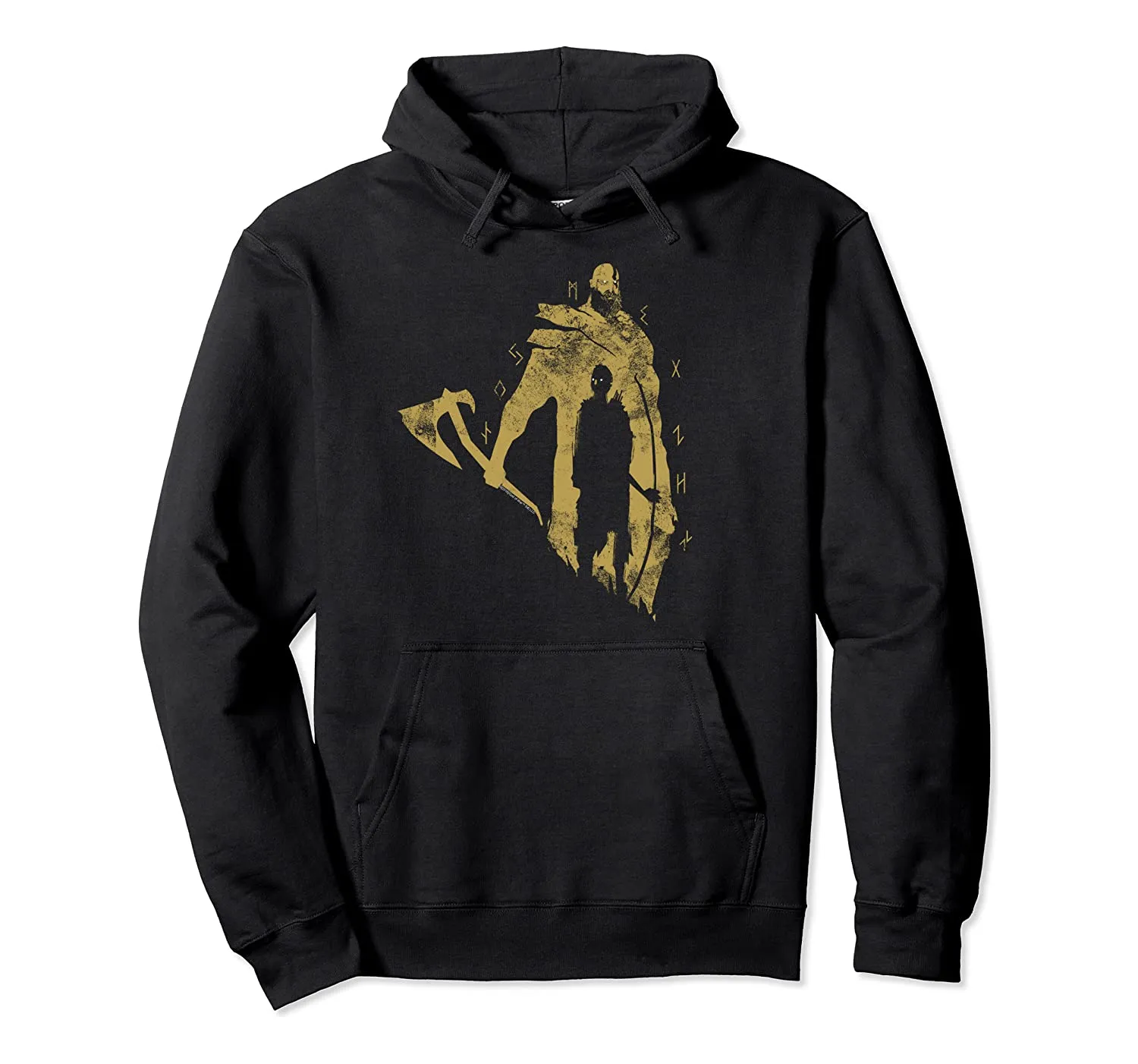 God of War Hoodie - Casual God of War Black Hooded Sweatshirt