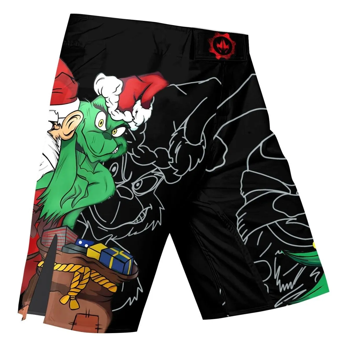 Grinch Christmas Fight Shorts