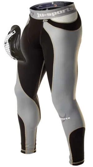 Ju Sports - Compression Proline Spats Motion Pro Flexcupilla - Musta