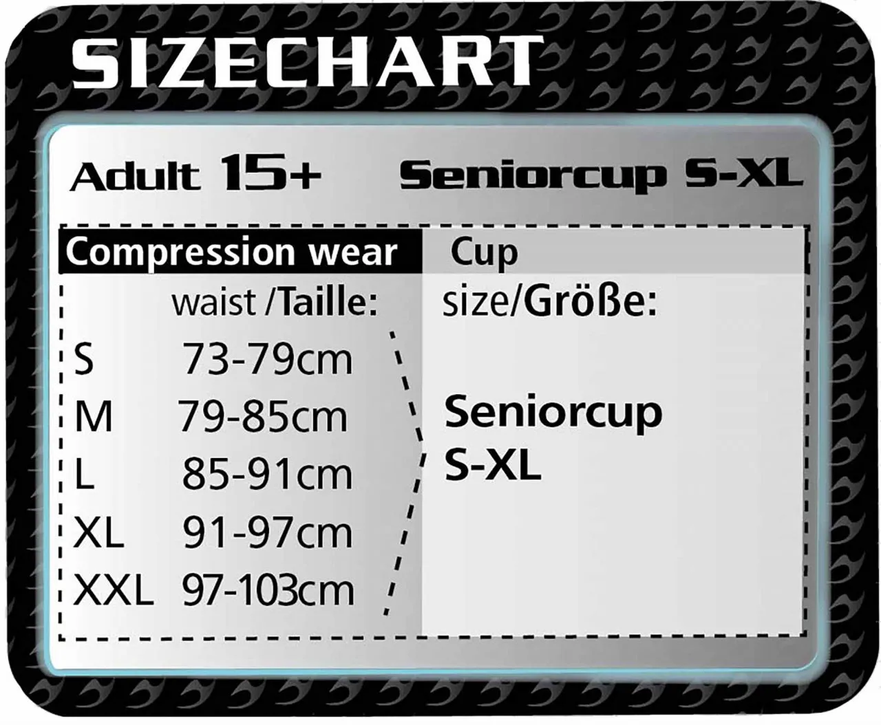 Ju Sports - Compression Proline Spats Motion Pro Flexcupilla - Musta