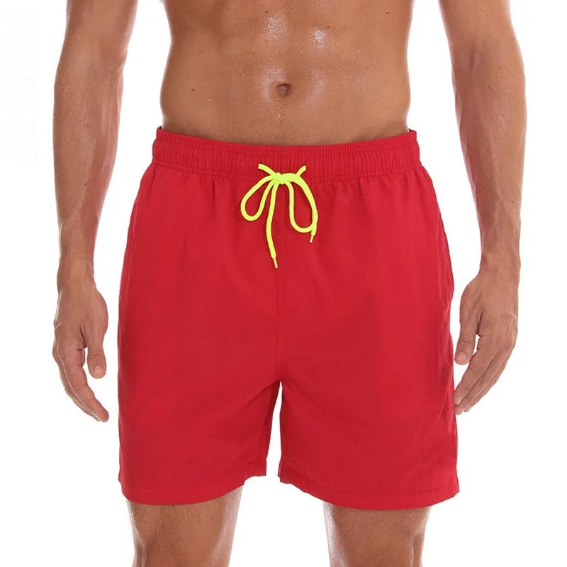 Men's Swimwear Swim Shorts Trunks Beach Board Shorts Swimming Pants Swimsuits Mens Running Sports Surffing Shorts