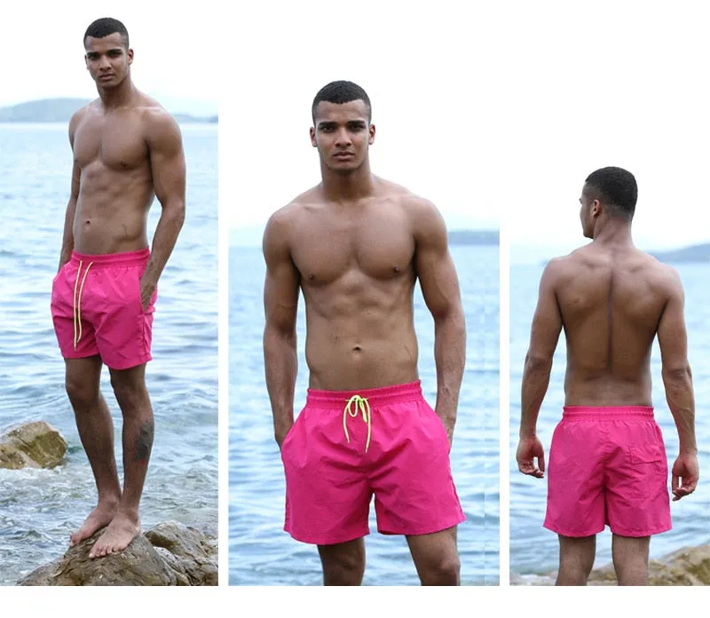 Men's Swimwear Swim Shorts Trunks Beach Board Shorts Swimming Pants Swimsuits Mens Running Sports Surffing Shorts