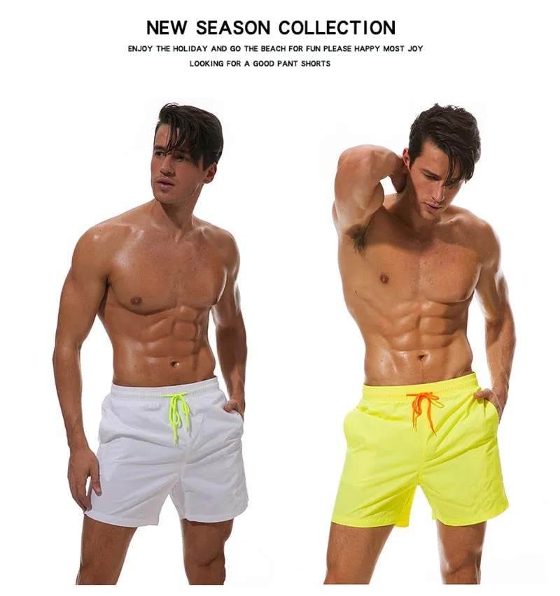 Men's Swimwear Swim Shorts Trunks Beach Board Shorts Swimming Pants Swimsuits Mens Running Sports Surffing Shorts