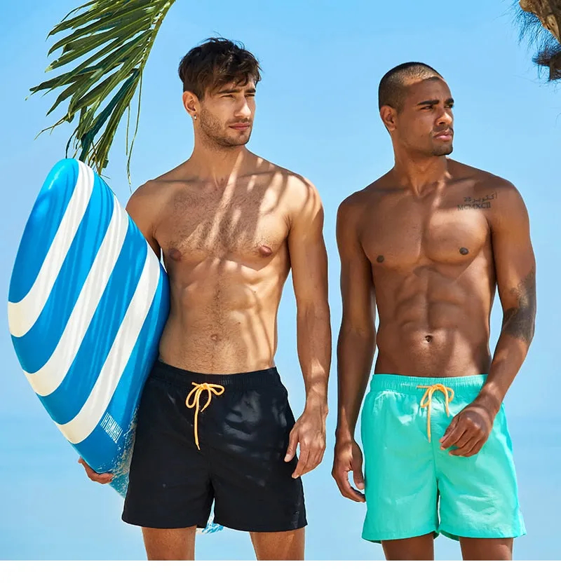 Men's Swimwear Swim Shorts Trunks Beach Board Shorts Swimming Pants Swimsuits Mens Running Sports Surffing Shorts