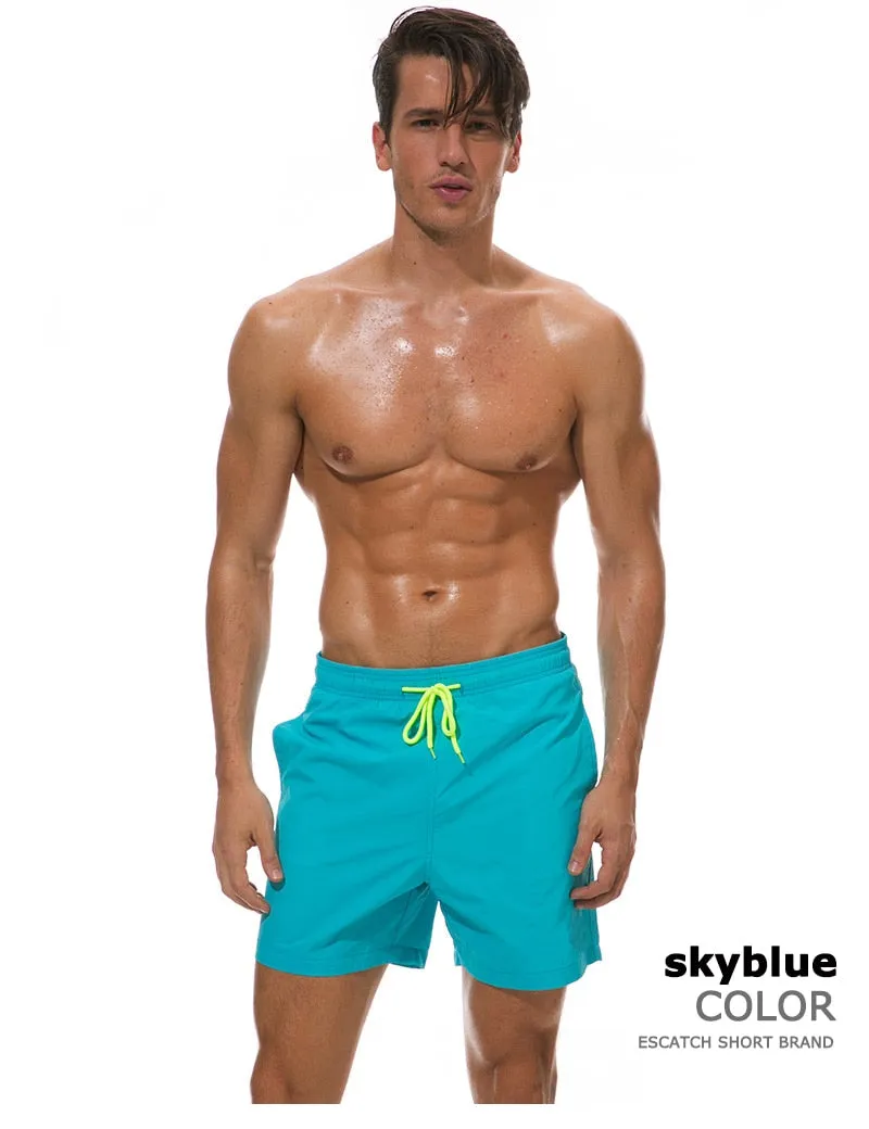 Men's Swimwear Swim Shorts Trunks Beach Board Shorts Swimming Pants Swimsuits Mens Running Sports Surffing Shorts