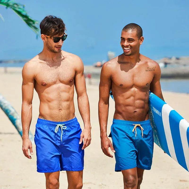 Men's Swimwear Swim Shorts Trunks Beach Board Shorts Swimming Pants Swimsuits Mens Running Sports Surffing Shorts