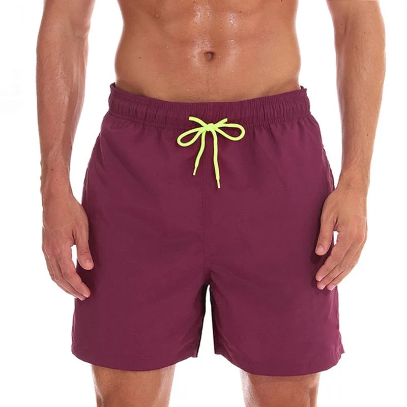 Men's Swimwear Swim Shorts Trunks Beach Board Shorts Swimming Pants Swimsuits Mens Running Sports Surffing Shorts