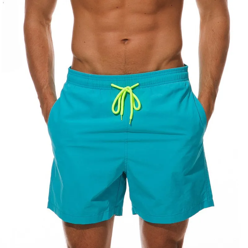 Men's Swimwear Swim Shorts Trunks Beach Board Shorts Swimming Pants Swimsuits Mens Running Sports Surffing Shorts