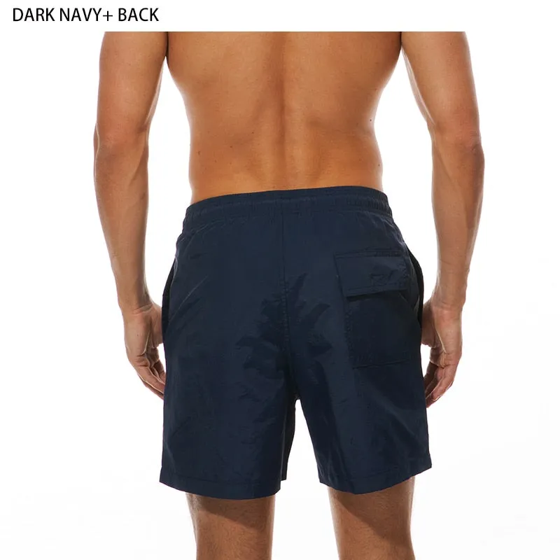 Men's Swimwear Swim Shorts Trunks Beach Board Shorts Swimming Pants Swimsuits Mens Running Sports Surffing Shorts