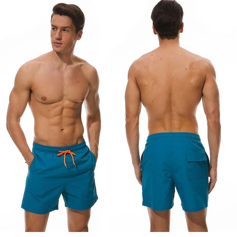 Men's Swimwear Swim Shorts Trunks Beach Board Shorts Swimming Pants Swimsuits Mens Running Sports Surffing Shorts