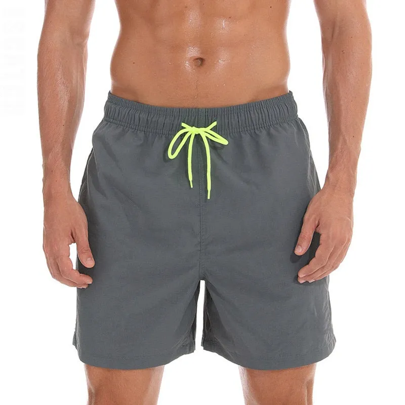 Men's Swimwear Swim Shorts Trunks Beach Board Shorts Swimming Pants Swimsuits Mens Running Sports Surffing Shorts