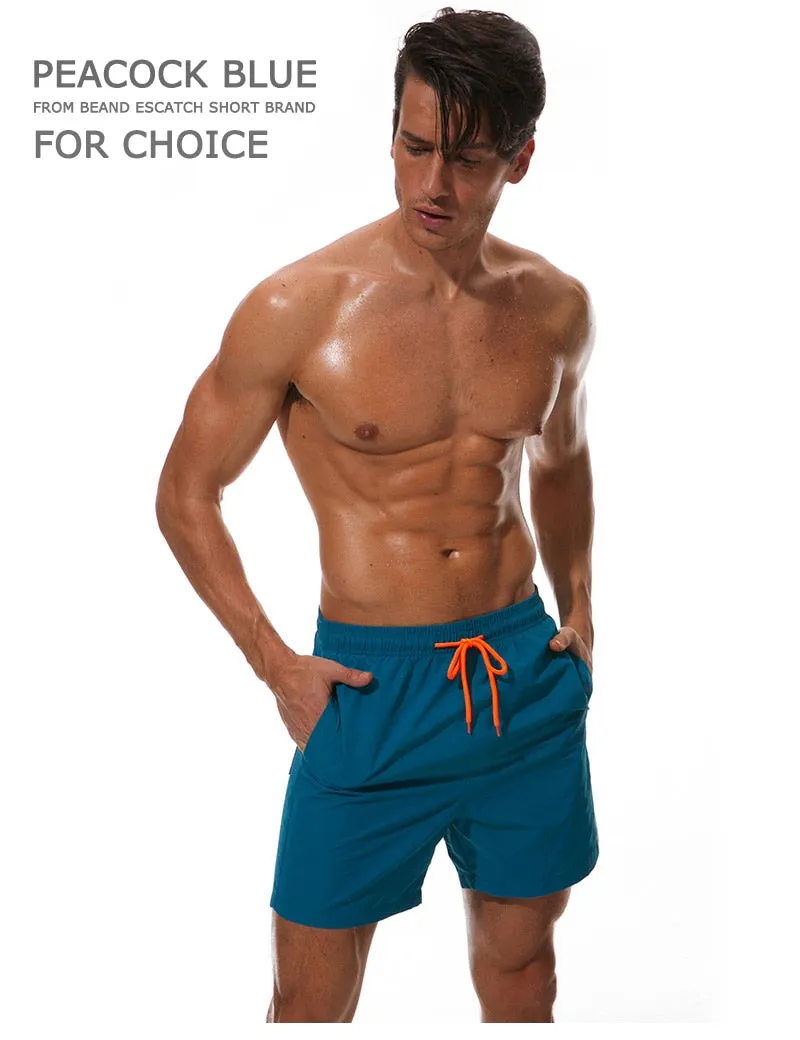Men's Swimwear Swim Shorts Trunks Beach Board Shorts Swimming Pants Swimsuits Mens Running Sports Surffing Shorts