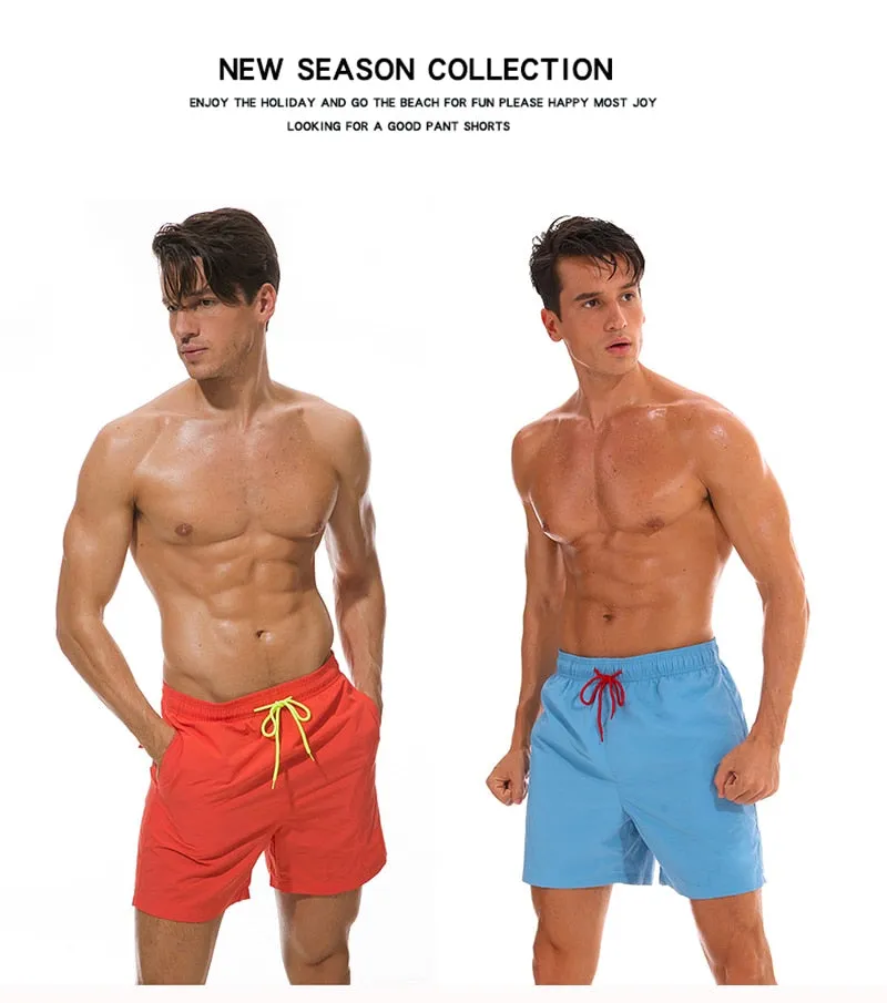 Men's Swimwear Swim Shorts Trunks Beach Board Shorts Swimming Pants Swimsuits Mens Running Sports Surffing Shorts
