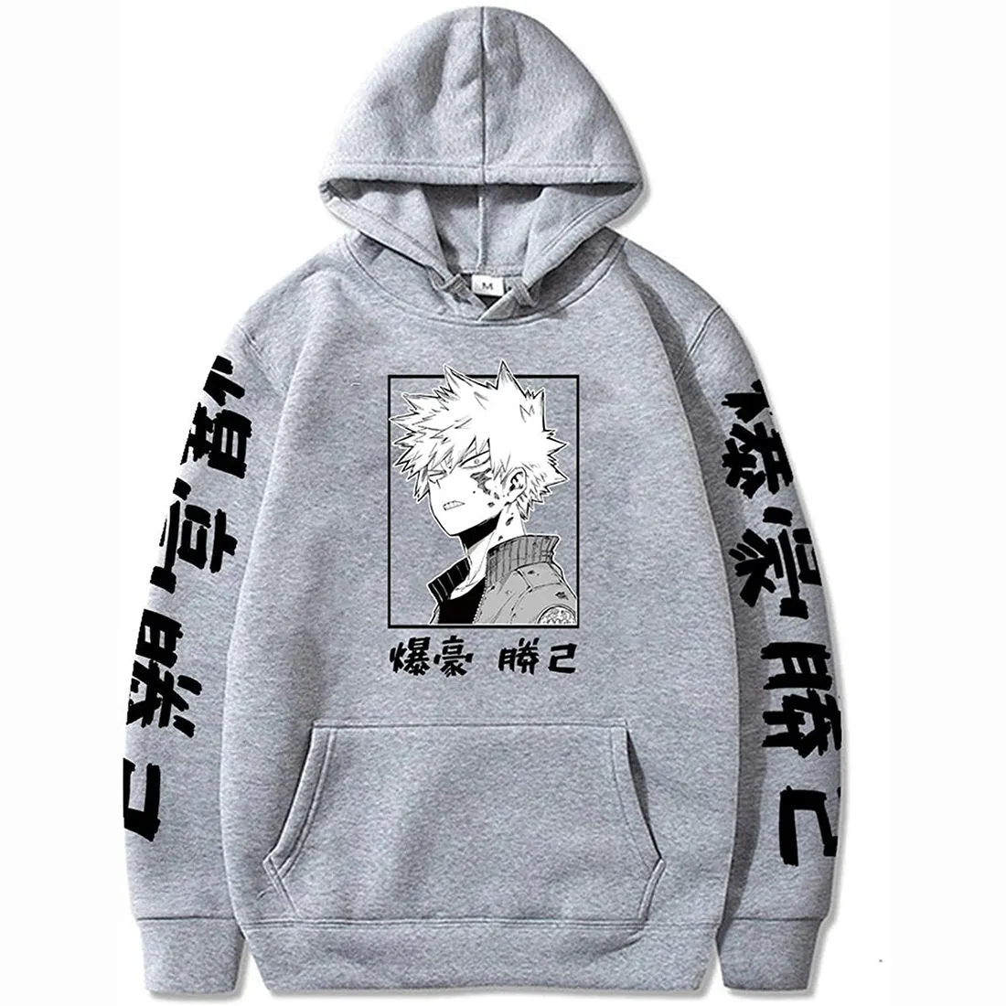 My Anime Hero Academia Bakugou Hoodie Sweatshirts Men Women Pullover Casual Sweatshirts Harajuku Tracksui