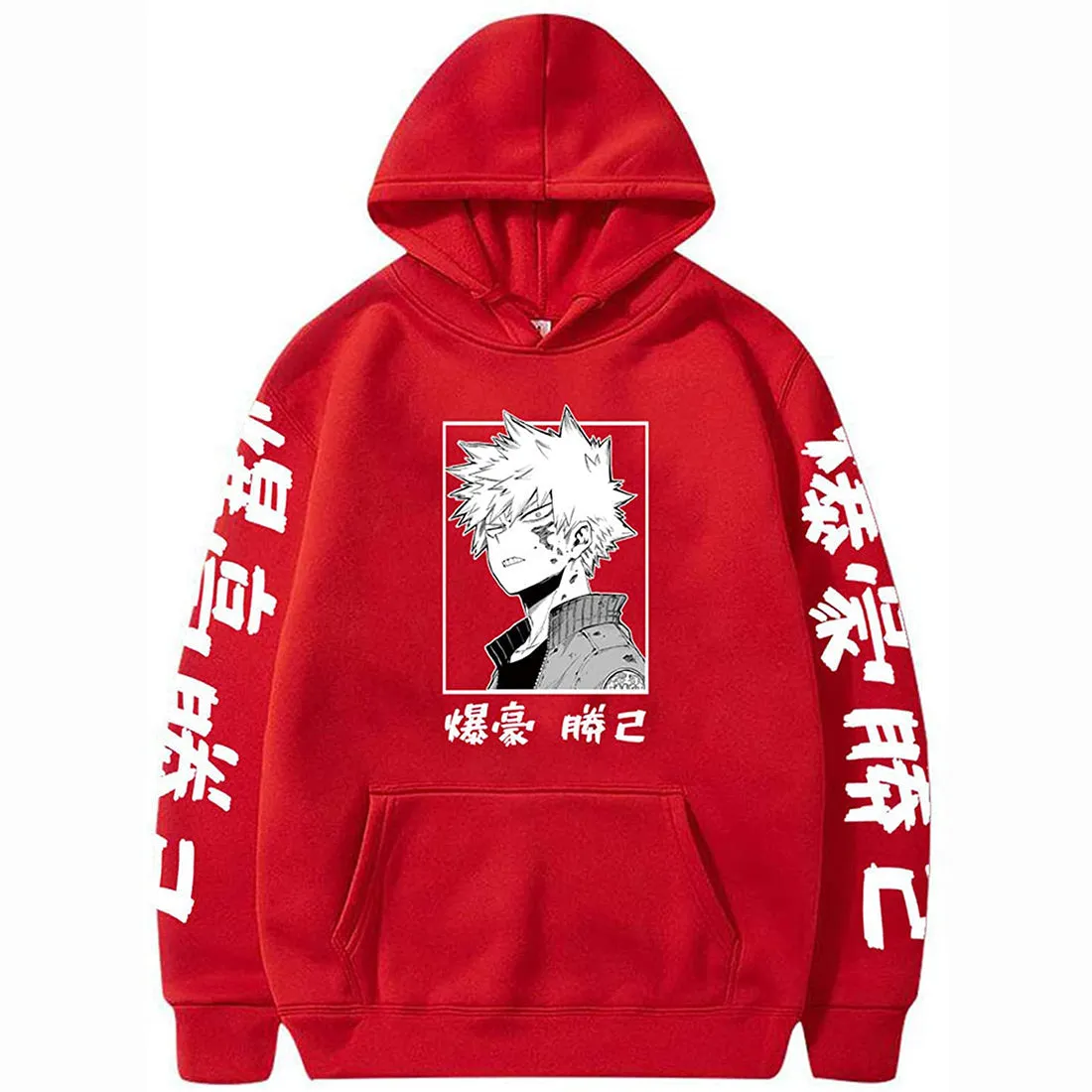 My Anime Hero Academia Bakugou Hoodie Sweatshirts Men Women Pullover Casual Sweatshirts Harajuku Tracksui