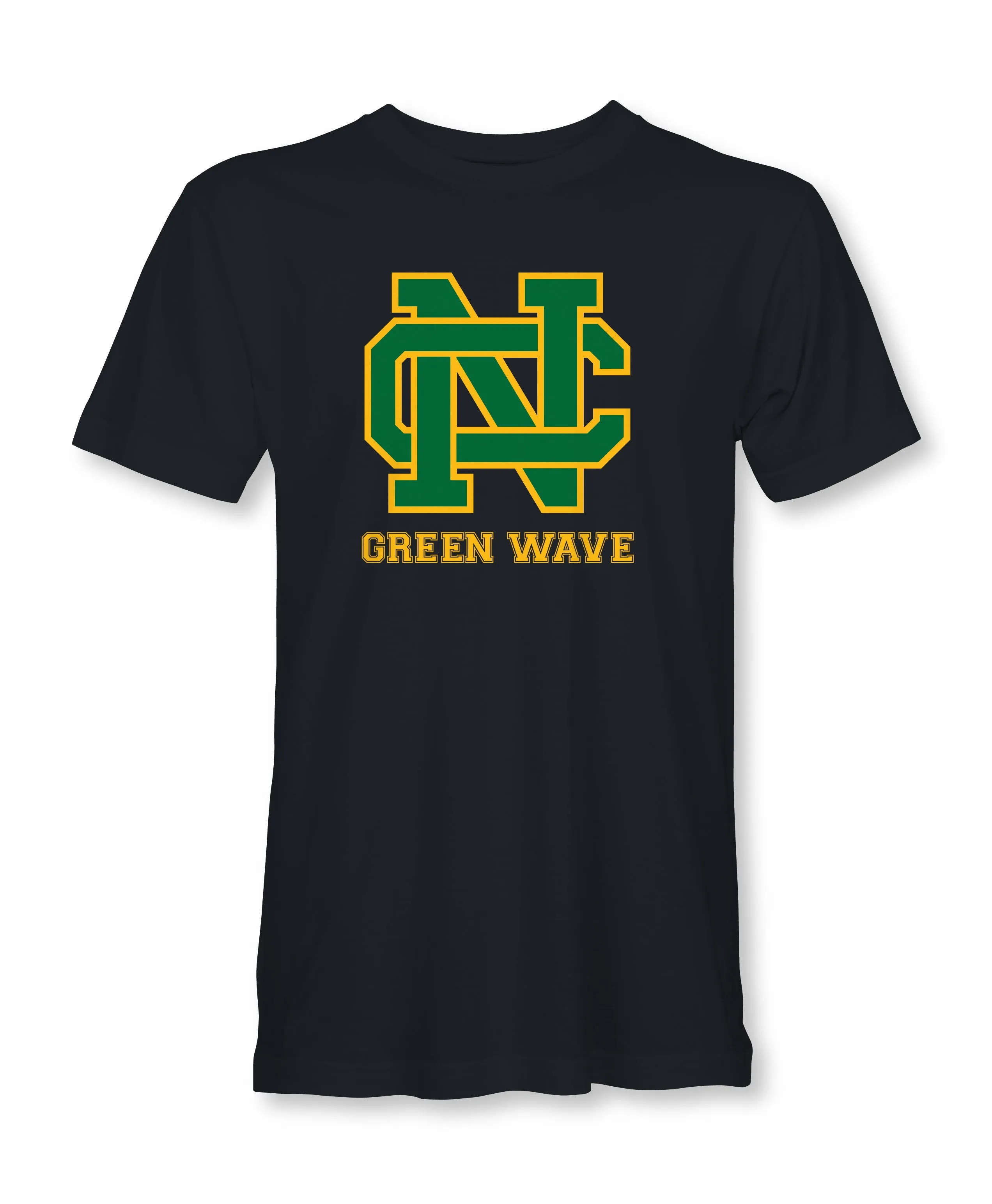 NC Green Wave School Spirit Shirts