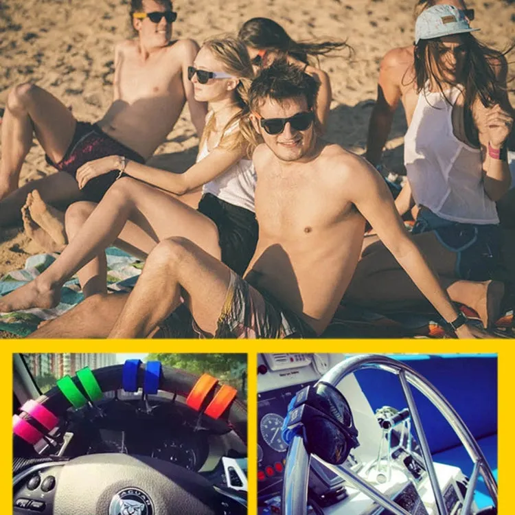 New Fashion Crimp Folding Mirror Pops Polarized Sunglasses Casual UV400 Protection Glasses for Men / Women(White)