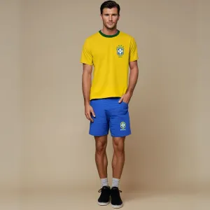 Personalized Brazil Jersey and Shorts for Football Enthusiasts