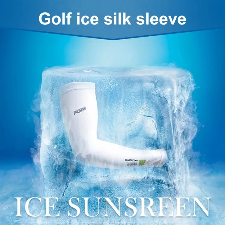 PGM Golf Ice Silk Sunscreen Sleeve for Men and Women (Color:Blue Size:L)
