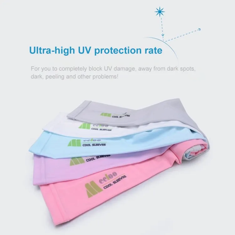 PGM Golf Ice Silk Sunscreen Sleeve for Men and Women (Color:Blue Size:L)