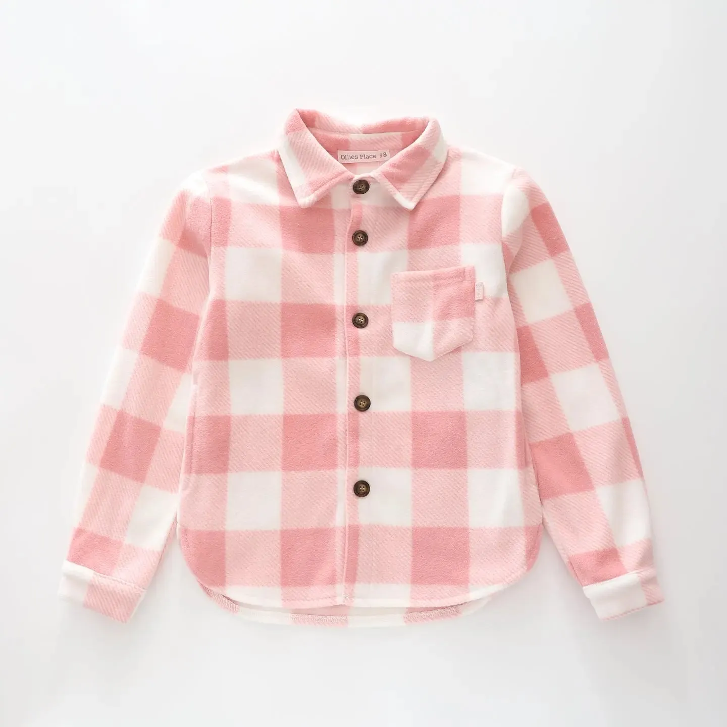 Pink Check Overshirt