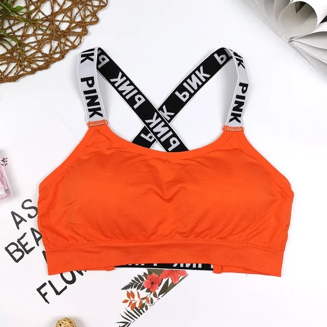 Push Up Sports Top Women Yoga Top