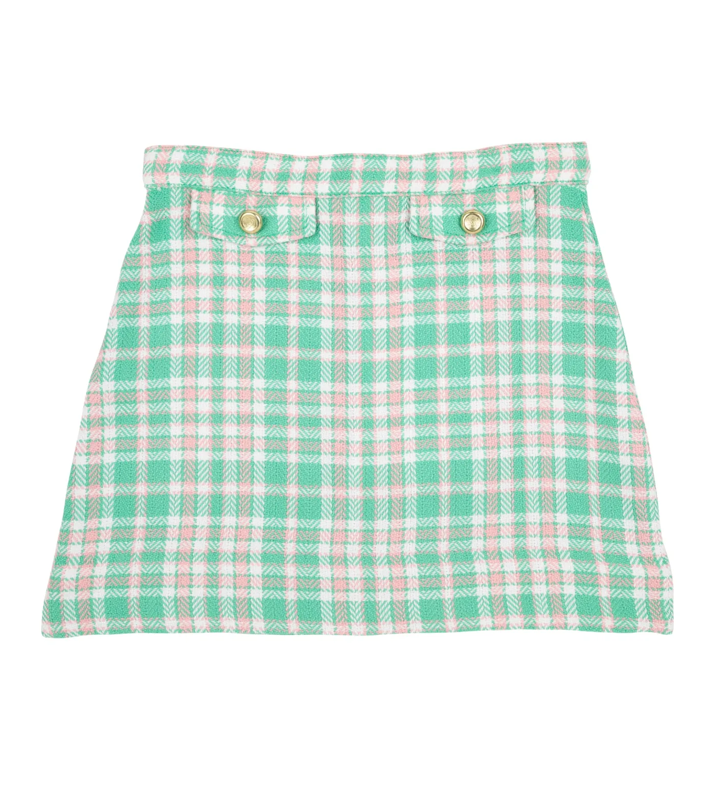 Putney Plaid-Perrin Pocket Skirt - Acrylic