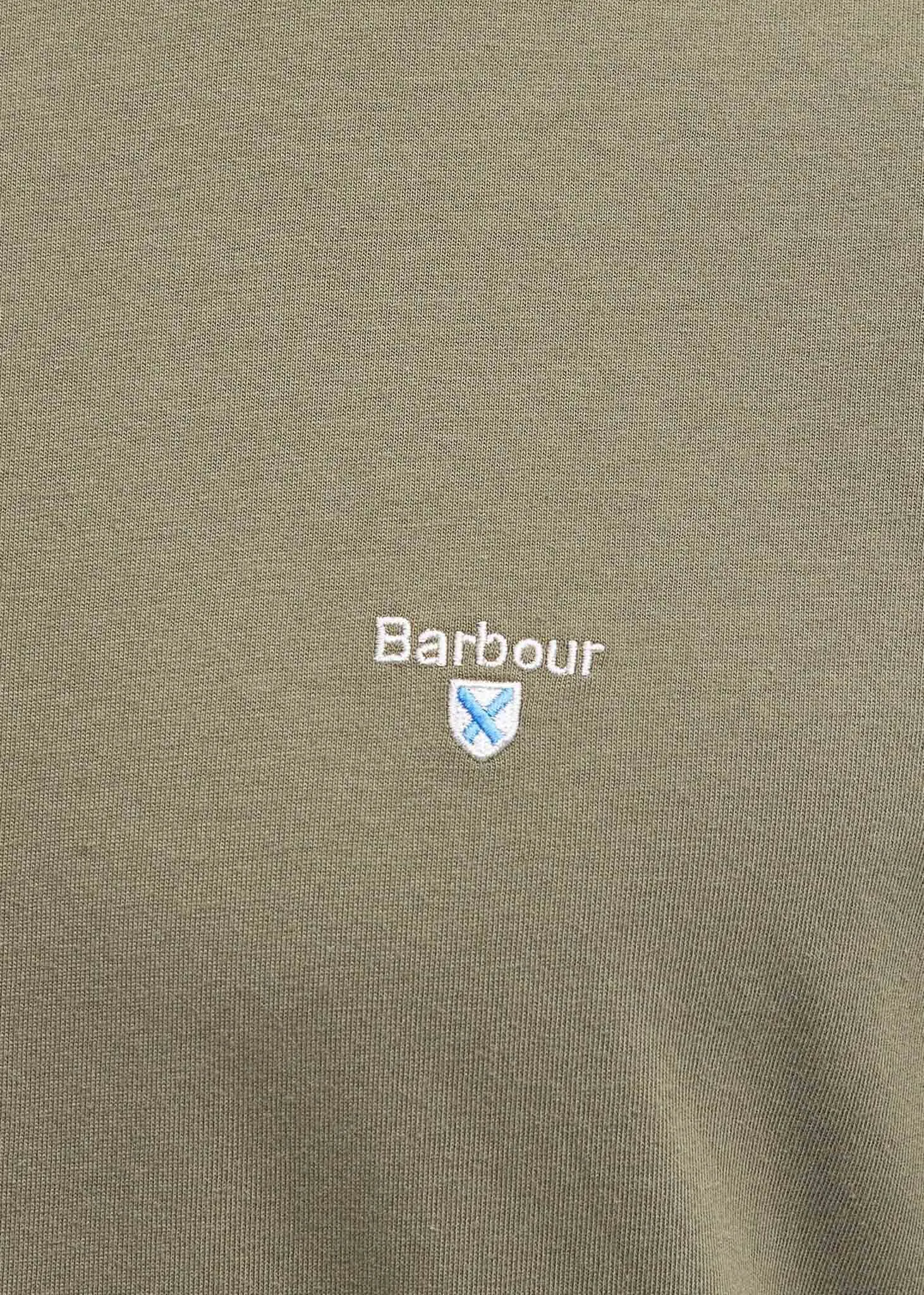 Tartan sports tee - pale sage