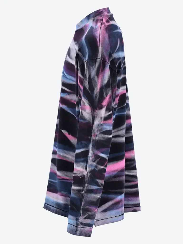 Tie dye longsleeve t shirt knit