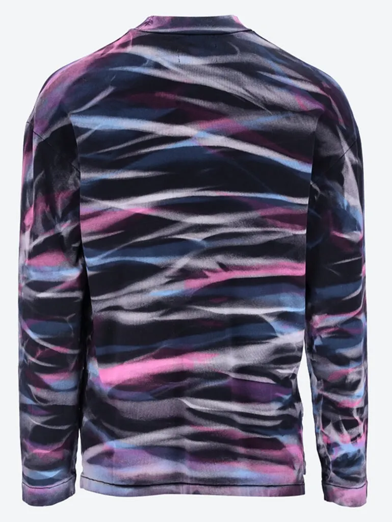 Tie dye longsleeve t shirt knit