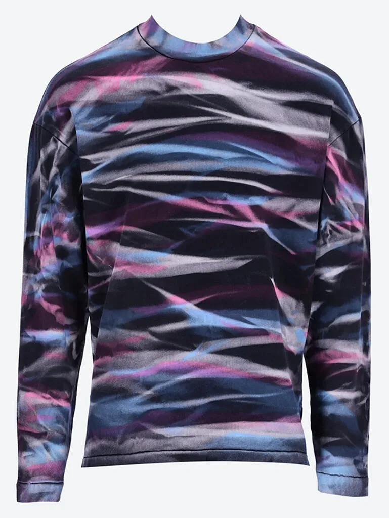 Tie dye longsleeve t shirt knit